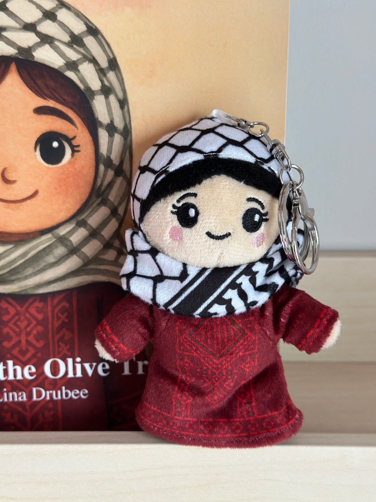 Lina Plush Keychain - A Tiny Hero from Lina and the Olive Tree