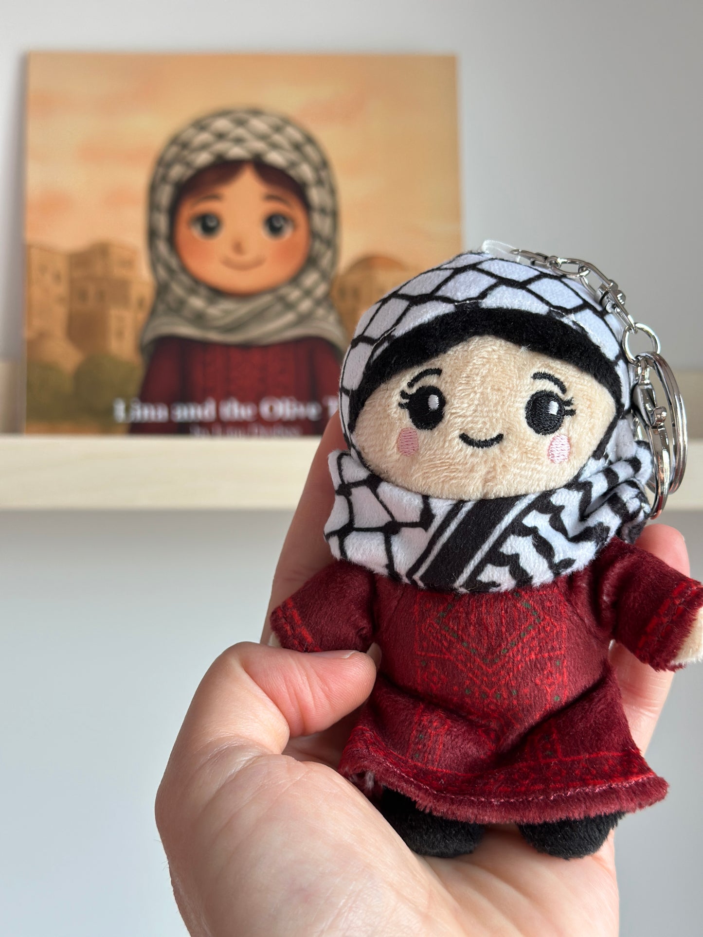 Lina Plush Keychain - A Tiny Hero from Lina and the Olive Tree
